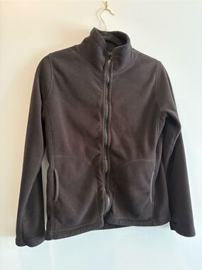 Black Full-Zip Fleece Jacket